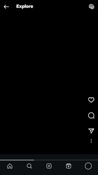 Instagram Vertical Social Media Animation Overlay - Insta ig Explore with in and out animation for showreels and marketing campaign mockups - Black Multiply version