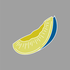 Illustration in hand draw style. Icon, sign, sticker, pin, logo