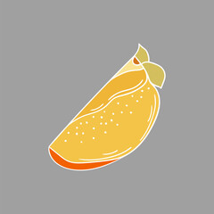 Illustration in hand draw style. Icon, sign, sticker, pin, logo
