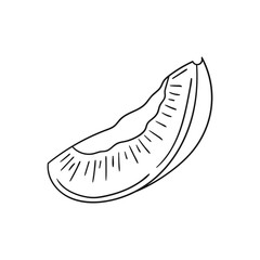 Illustration in hand draw style. Icon, sign, sticker, pin, logo