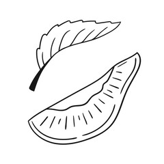 Illustration in hand draw style. Icon, sign, sticker, pin, logo