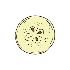 Fototapeta premium Illustration in hand draw style. Icon, sign, sticker, pin, logo