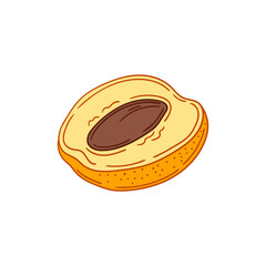 Illustration in hand draw style. Icon, sign, sticker, pin, logo