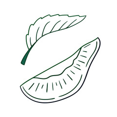 Illustration in hand draw style. Icon, sign, sticker, pin, logo