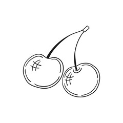 Illustration in hand draw style. Icon, sign, sticker, pin, logo