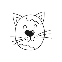 Illustration in hand draw style. Icon, sign, sticker, pin, logo