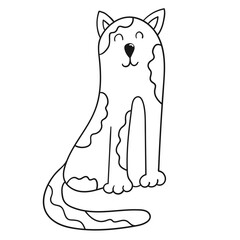 Illustration in hand draw style. Icon, sign, sticker, pin, logo