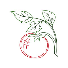 Illustration in hand draw style. Icon, sign, sticker, pin, logo