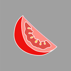 Illustration in hand draw style. Icon, sign, sticker, pin, logo