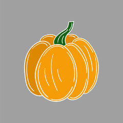 Illustration in hand draw style. Icon, sign, sticker, pin, logo