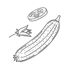 Illustration in hand draw style. Icon, sign, sticker, pin, logo