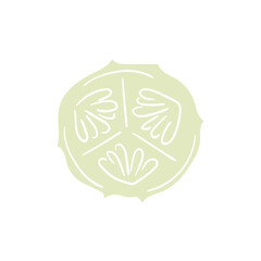 Illustration in hand draw style. Icon, sign, sticker, pin, logo