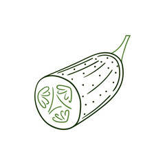 Illustration in hand draw style. Icon, sign, sticker, pin, logo