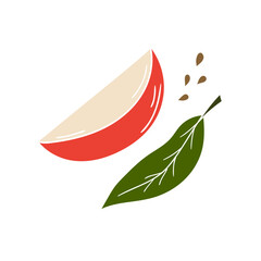 Illustration in hand draw style. Icon, sign, sticker, pin, logo