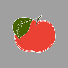 Illustration in hand draw style. Icon, sign, sticker, pin, logo