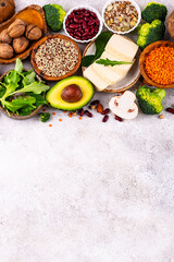 Vegan keto products. Ketogenic plant-based food