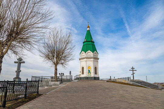 Gora Karaulnaya, overlooking Krasnoyarsk, Siberia, Russia
