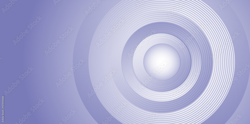 Poster modern abstract blue background with circular geometric elements. minimal blue abstract background w