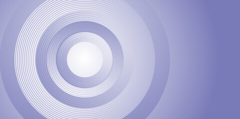 Modern Abstract Blue Background with Circular Geometric Elements. Minimal Blue Abstract Background with Gradient Circles.