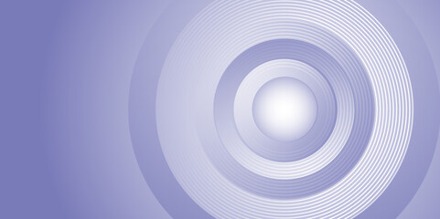 Modern Abstract Blue Background with Circular Geometric Elements. Minimal Blue Abstract Background with Gradient Circles.