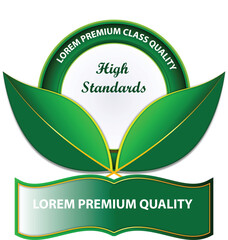 New style natural leaves logo layout design vector on white background