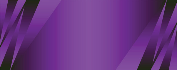 Abstract purple gradient banner background