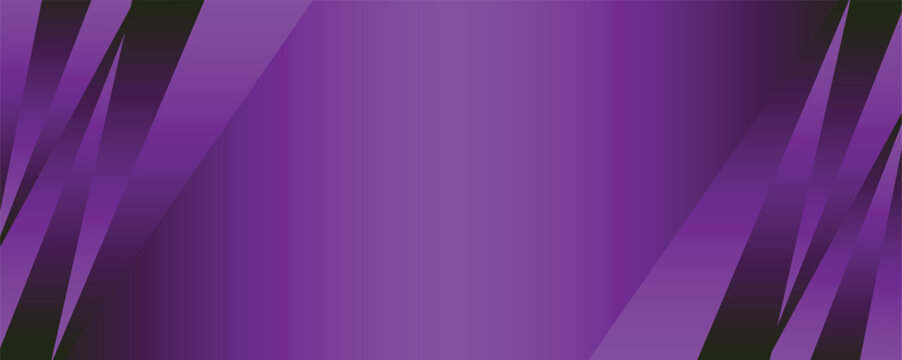 Abstract purple gradient banner background