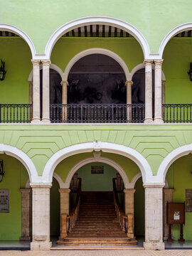 Government Palace of the State of Yucatan, Plaza Grande, Merida, Yucatan State, Mexico