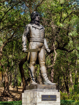 Statue of Jose Maria Morelos y Pavon, Bosque de Chapultepec Park, Mexico City, Mexico