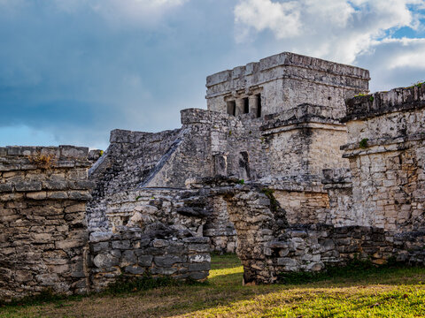 El Castillo, Tulum Archeological Site, Quintana Roo State, Mexico