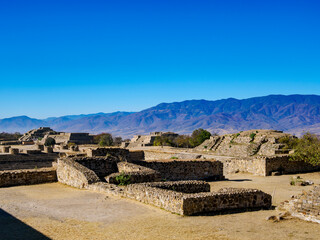 North Platform, Monte Alban Archaeological Site, Oaxaca State, Mexico