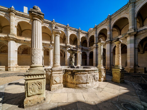 Cloister at the Convent of Santo Domingo de Guzman, Oaxaca de Juarez, Oaxaca State, Mexico