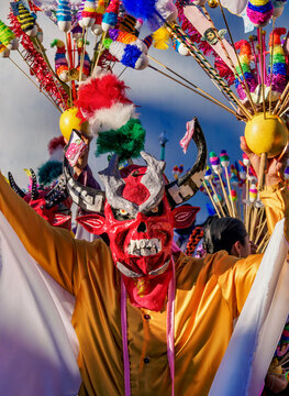 Carnival Parade at the Xolotl Street, Oaxaca de Juarez, Oaxaca State, Mexico
