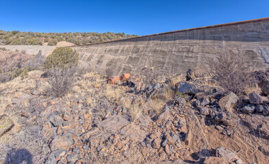 View from below the Stone Dam in the Kaibab National Forest, Arizona, USA