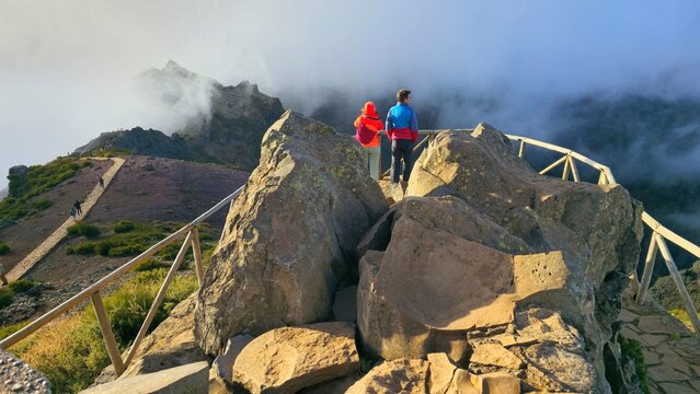 View from summit of Pico do Areeiro, Madeira