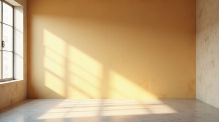 Obraz premium Cozy corner with Quiet Wave armchair, lamp nearby, lots of light, empty area on the left for text.