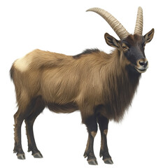 Fototapeta premium Majestic Roan Antelope Standing Proudly Isolated on a Transparent Background