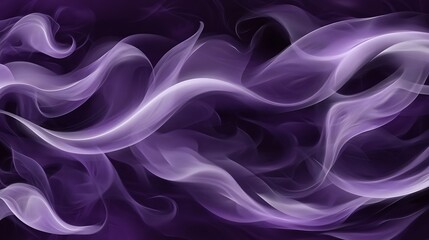 Obraz premium Purple and white flowing smoke pattern