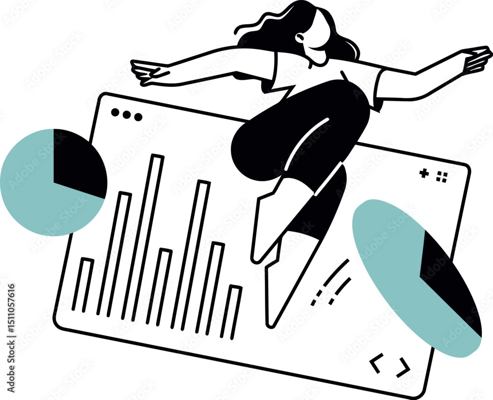 Poster analysis data charts graphs business analytics performance metrics insights success growth strategy 