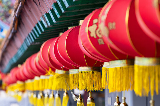 Lanterns at Thean Hou Temple, Kuala Lumpur, Selangor, Malaysia