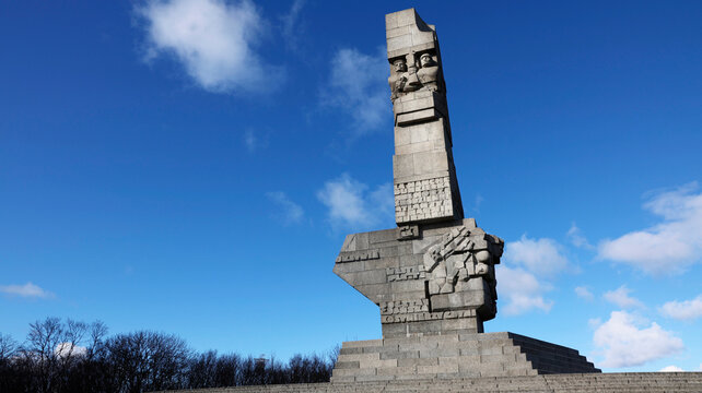 Westerplatte, the location of the start of World War Two on September 1st 1939, Gdansk, Poland