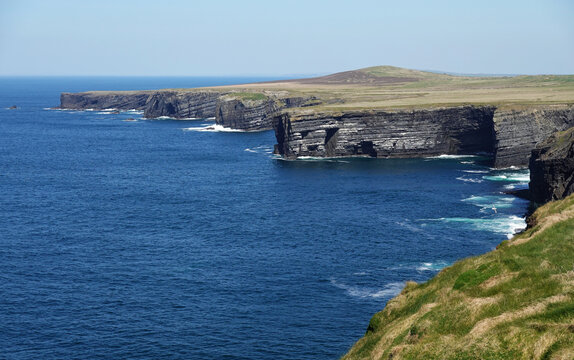 Dramatic coastal scenery at Loop Head, Co Clare, Ireland, Ireland