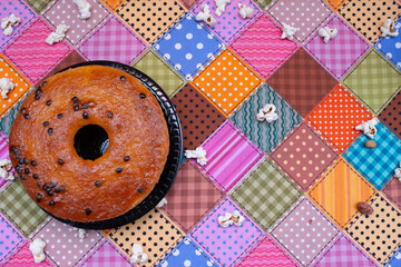 cake and June snacks - Brazilian June festival