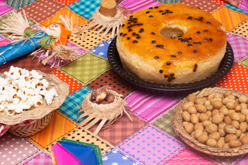 delicious cake and June snacks - June party