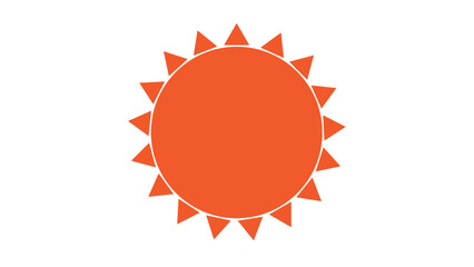 orange sun art