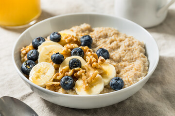 Warm Organic Steel Cut Oatmeal