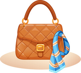 Elegant brown leather handbags with handles, a stylish fashion accessory for women