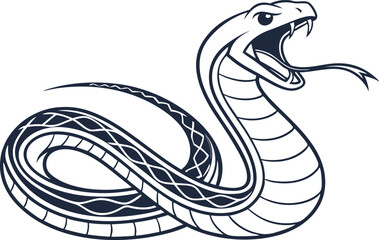 Fototapeta premium snake vector illustration
