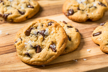 Homemade Tahini Chocolate Chip Cookies