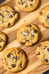 Homemade Tahini Chocolate Chip Cookies